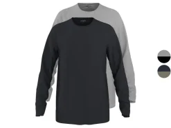 Camisetas de manga larga para hombre, 2 unidades.