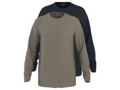 Camisetas de manga larga para hombre, 2 unidades.