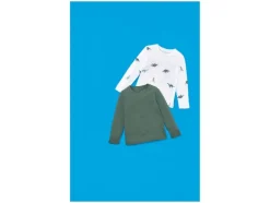 Camisetas de manga larga para bebé, 2 unidades.