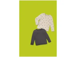 Camisetas de manga larga para bebé, 2 unidades.
