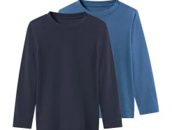 Camisetas de manga larga para bebé, 2 unidades.