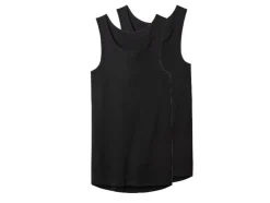 Camisetas de tirantes de canalé fino para hombre, 2 unidades.