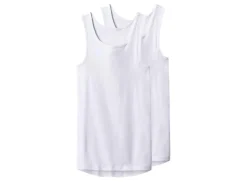 Camisetas de tirantes de canalé fino para hombre, 2 unidades.