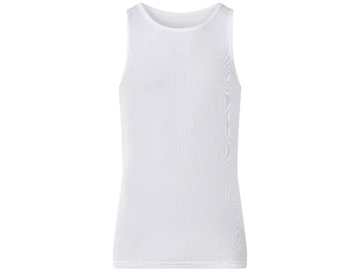 Camisetas de tirantes de canalé doble para hombre, 2 unidades.