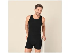 Camisetas de tirantes de canalé doble para hombre, 2 unidades.