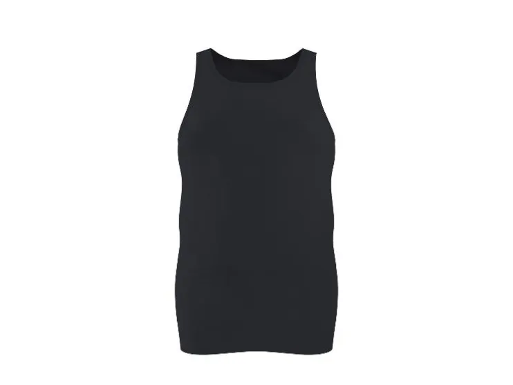 Camisetas interiores de canalé fino para hombre, 3 unidades.