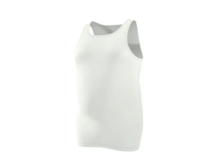 Camisetas interiores de canalé fino para hombre, 3 unidades.