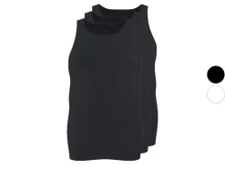 Camisetas interiores de canalé fino para hombre, 3 unidades.