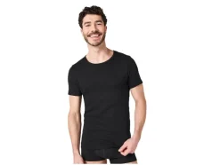 Camisetas interiores de canalé, 3 unidades.