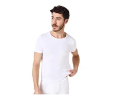 Camisetas interiores de canalé, 3 unidades.