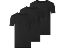 Camisetas interiores de canalé, 3 unidades.