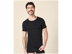 Camisetas interiores de canalé, 3 unidades.