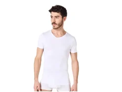 Camisetas interiores de canalé, 3 unidades.