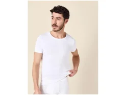 Camisetas interiores de canalé, 3 unidades.
