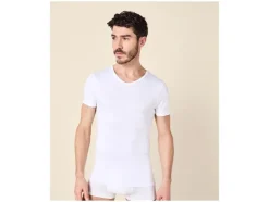 Camisetas interiores de canalé, 3 unidades.