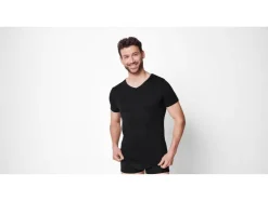 Camisetas interiores de canalé, 2 unidades.