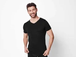 Camisetas interiores de canalé, 2 unidades.