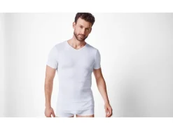Camisetas interiores de canalé, 2 unidades.