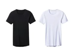 Camisetas interiores de canalé, 2 unidades.