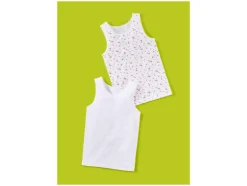 Camisetas interiores de niña, 2 unidades.