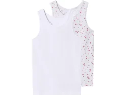 Camisetas interiores de niña, 2 unidades.