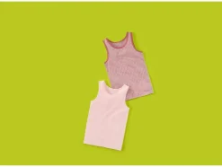 Camisetas interiores de niña, 2 unidades.