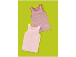 Camisetas interiores de niña, 2 unidades.