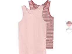 Camisetas interiores de niña, 2 unidades.