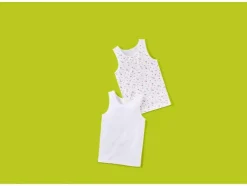Camisetas interiores de niña, 2 unidades.