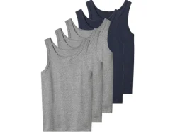 Camisetas interiores infantiles, 5 unidades.