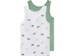 Camisetas interiores infantiles, 2 unidades.