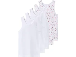 Camisetas interiores infantiles, 5 unidades.