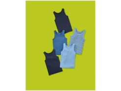 Camisetas interiores infantiles, 5 unidades.