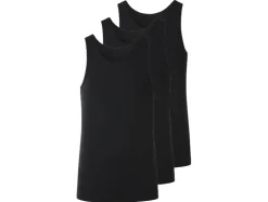 Camisetas sin mangas de canalé fino para hombre, 3 unidades.