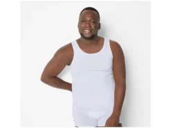 Camisetas sin mangas para hombre, 3 unidades, en canalé fino.