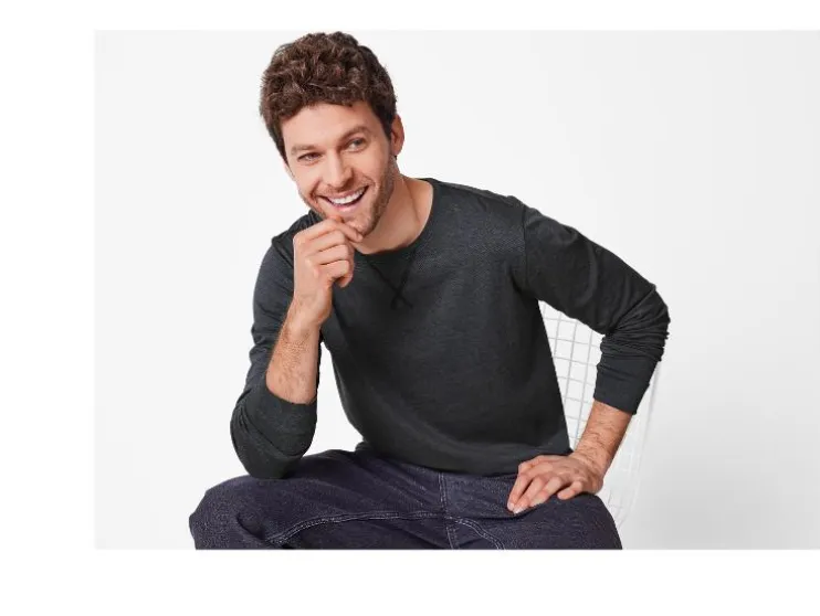 Camiseta térmica de manga larga para hombre