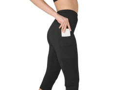 Capri funcional de mujer, con bolsillo para el móvil.