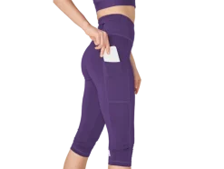 Capri funcional de mujer, con bolsillo para el móvil.