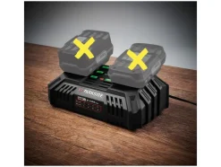 Cargador doble para batería de 20 V / 2 x 4,5 A »PDSLG 20 B1«, sin batería.