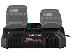 Cargador doble para batería de 20 V / 2 x 4,5 A »PDSLG 20 B1«, sin batería.