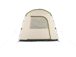 Carpa de estancia, con estructura de cúpula autoportante.