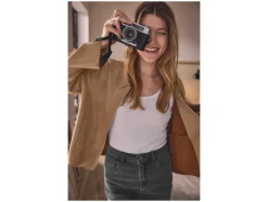 Cazadora bomber de terciopelo para mujer