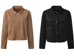 Cazadora bomber de terciopelo para mujer