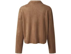 Cazadora bomber de terciopelo para mujer