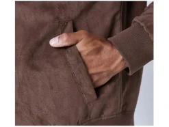 Cazadora de hombre de ante sintético