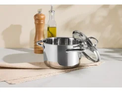 Cazo de acero inoxidable prémium, Ø 16 cm.