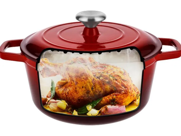 Cazuela de hierro fundido prémium, Ø 25 cm.