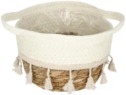 Cesta de mimbre / Cesta colgante