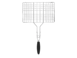 Cesta para parrilla / Set de cesta cilíndrica / Soporte para pescado a la parrilla / Soporte para hamburguesas a la parrilla.