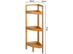 Cesto para la ropa / Estantería de baño esquinera